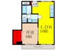 高木ﾏﾝｼｮﾝ 1LDKの間取り