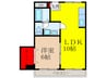 高木ﾏﾝｼｮﾝ 1LDKの間取り
