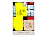 高木ﾏﾝｼｮﾝ 1LDKの間取り
