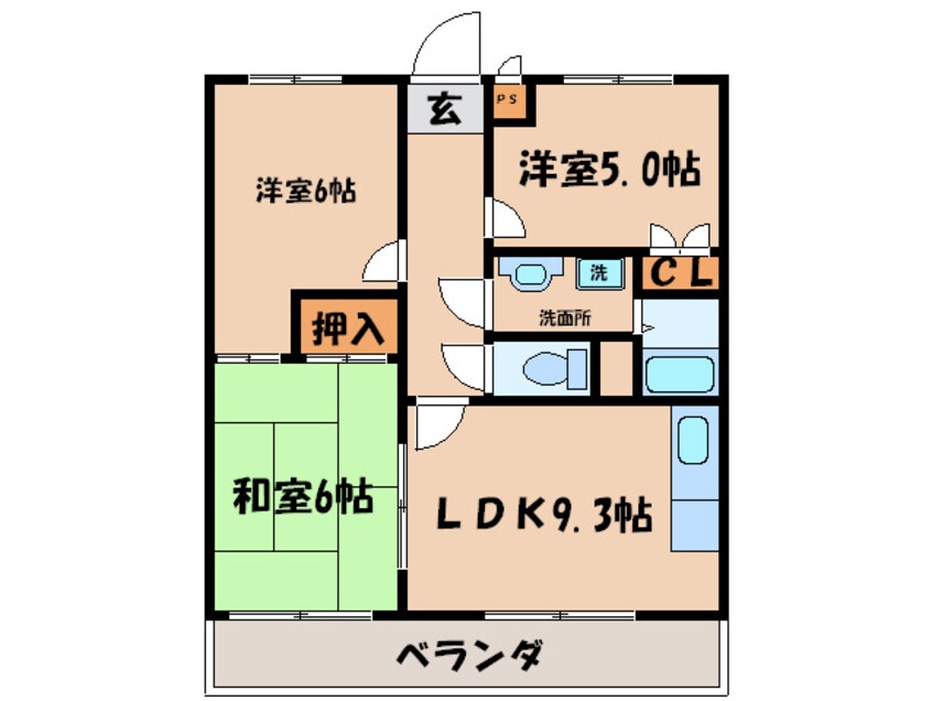 間取図 Ｍプラザ大住ヶ丘