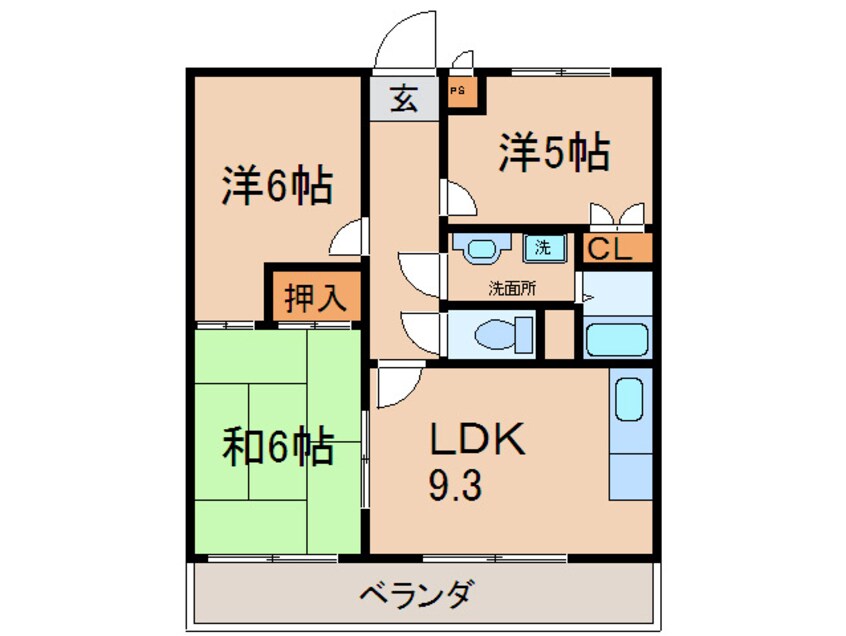 間取図 Ｍプラザ大住ヶ丘