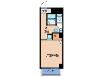 間取図 ﾌｧﾐ-ﾕ河村