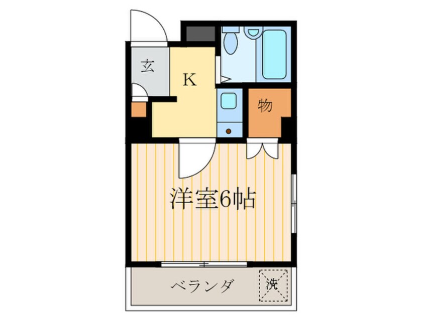 間取図 ルビナス竹澤