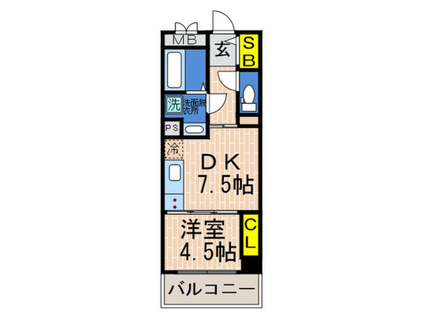 間取図 神戸Harborside萬利Residence