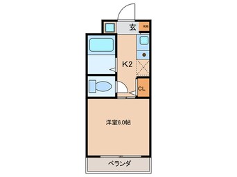 間取図 レスポワ－ル東