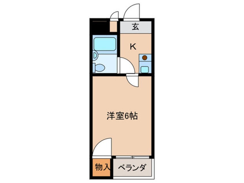 間取図 コンフォート牧野