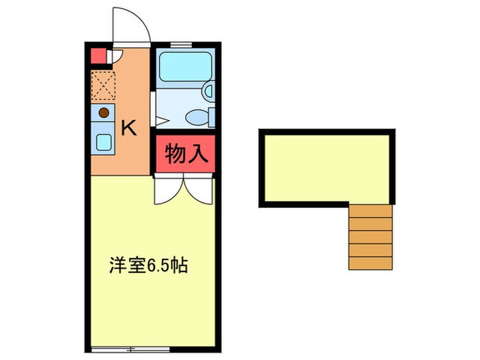 間取り図 フローラ若草