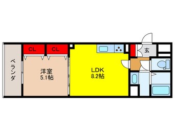 間取図 フォレストクリエオーレ大庭町