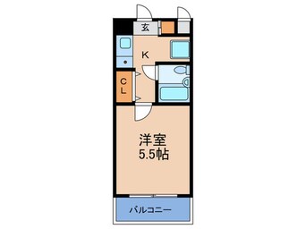 間取図 エスリ－ド北梅田第２(209)