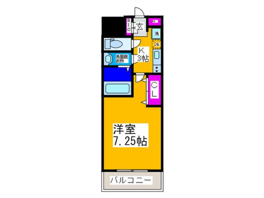 間取図 Ｌｕｘｅなかもず