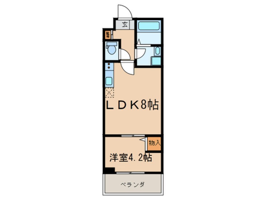 間取図 ｸﾗﾌﾞﾒｿﾞﾝ明石樽屋町