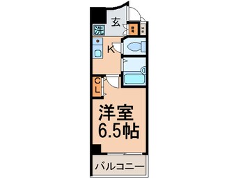 間取図 ﾌﾟﾚｻﾝｽ京都烏丸御池（３０４）