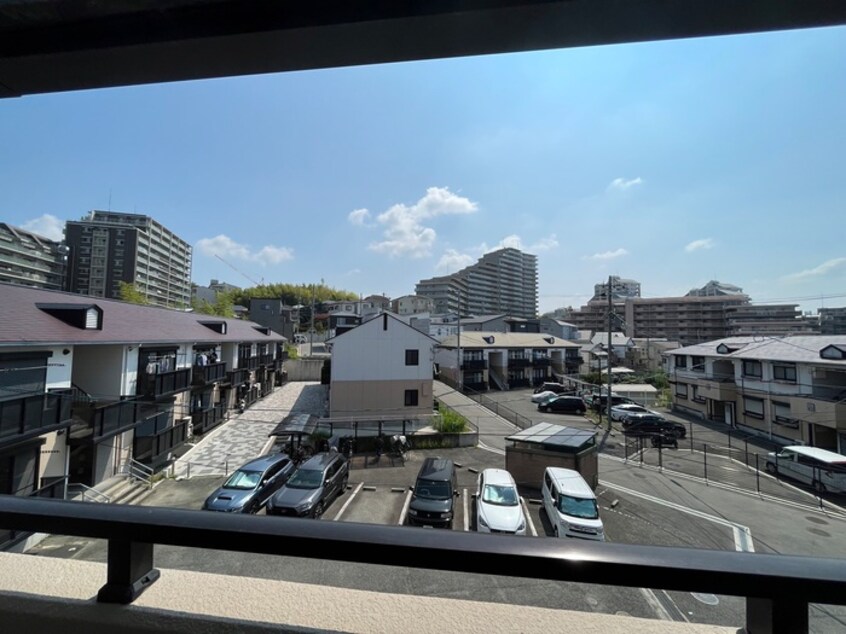 室内からの展望 日恵ハイツＥ棟