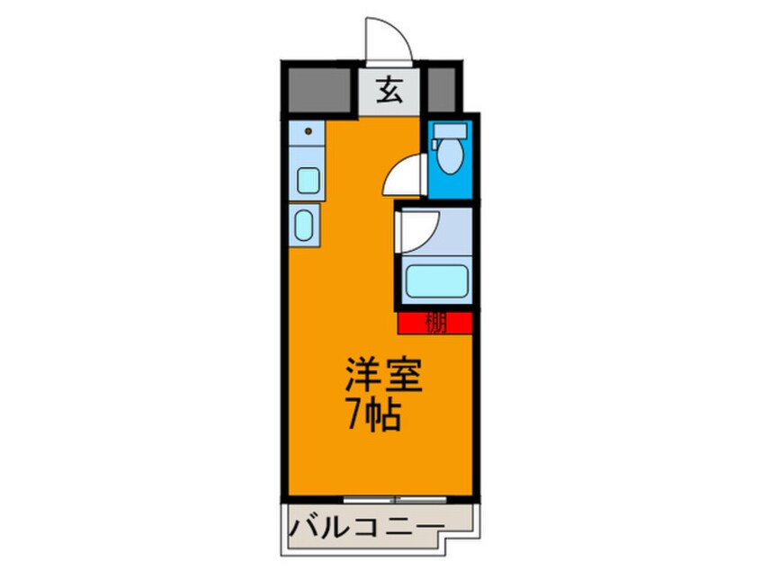 間取図 アクア・オ－ス