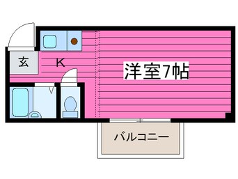 間取図 アクア・オ－ス