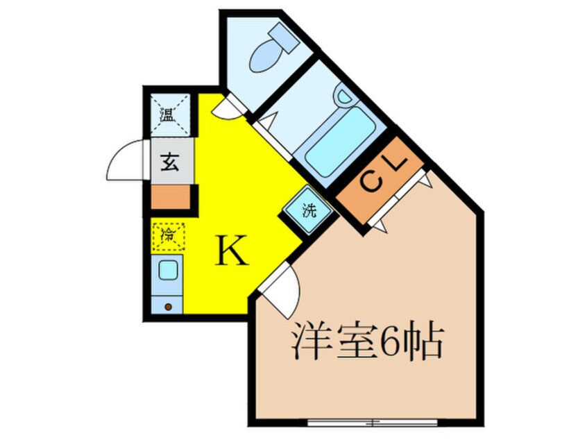 間取図 カ－サリビヴェ－レ