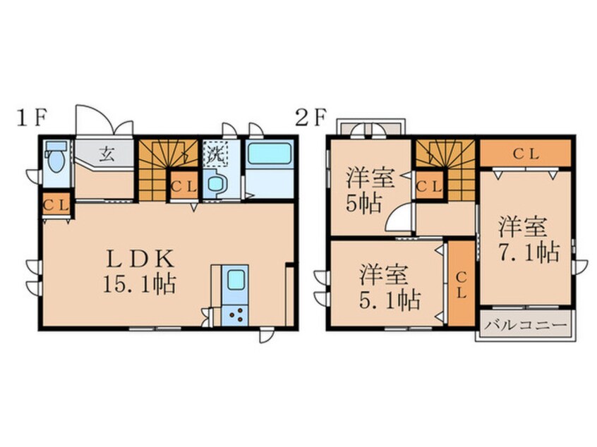 間取図 confeito（A-2）