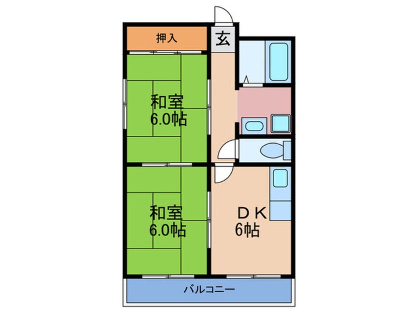 間取図 三嶋マンション