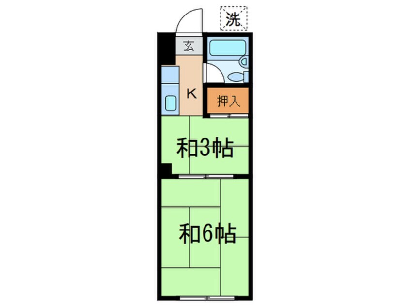 間取図 コ－ポいちらく