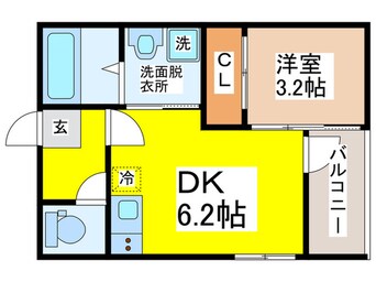 間取図 ハーモニーテラス住吉Ⅱ
