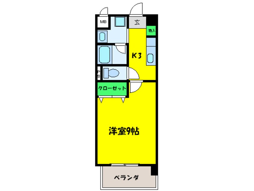 間取図 アファ－ムドⅠ