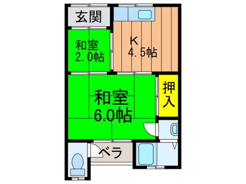 間取図 いち恵荘