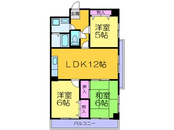 間取図 エコ－ハイツ