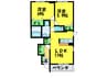 メゾン　リュミエ－ル 2LDKの間取り