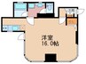 エクセルコ－ト福島 1Rの間取り