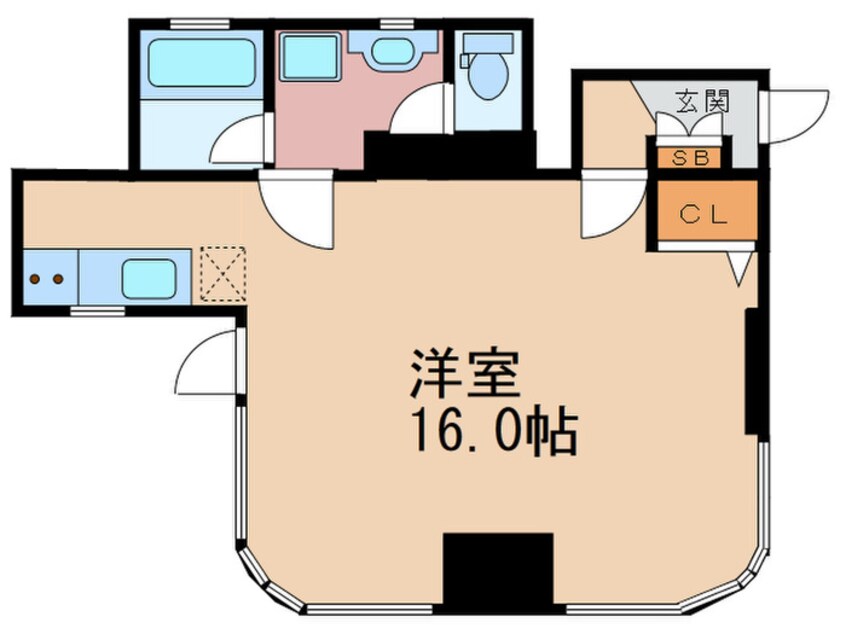 間取図 エクセルコ－ト福島