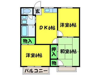 間取図 ロイヤルハイツ福田