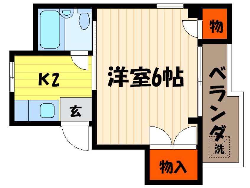 間取図 ハーフポイント