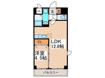 間取図 パ－クスクエア大地