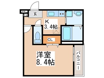 間取図 フジパレス長曽根町