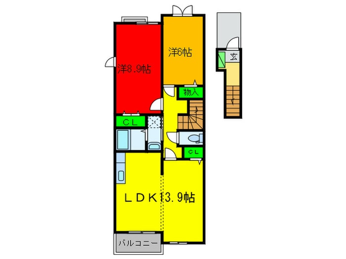 間取り図 アミティエ