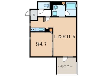 間取図 ピネータテラス武庫之荘