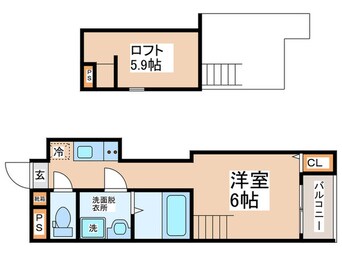 間取図 ハーモニーテラス墨江