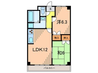 間取図 グレース 21