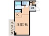 プルミエール勧修寺 1Rの間取り