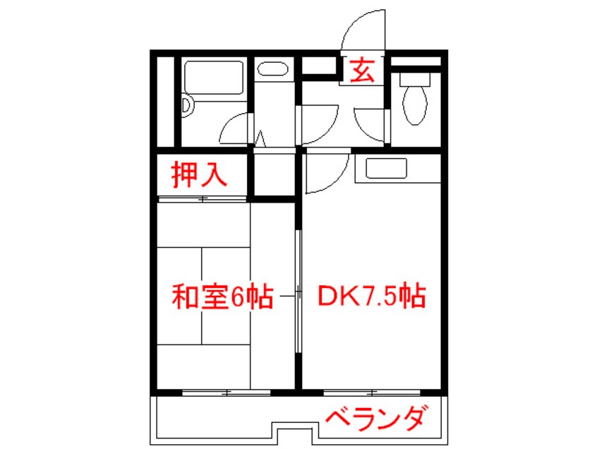 間取図 プルミエール勧修寺