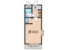 マンションセレクト 1Rの間取り