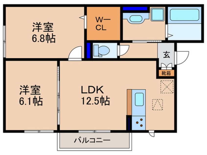 間取図 サン・ジュナ