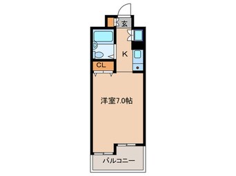 間取図 レバンガ天神橋AP