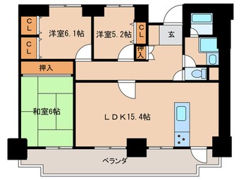 間取図 Ｃａｓａ　Ｐｏｒｔｏ岸和田