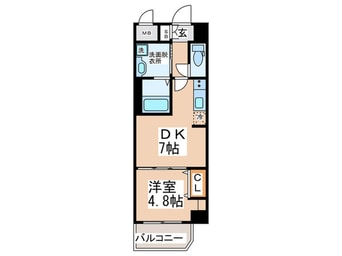 間取図 ベラジオ阿倍野