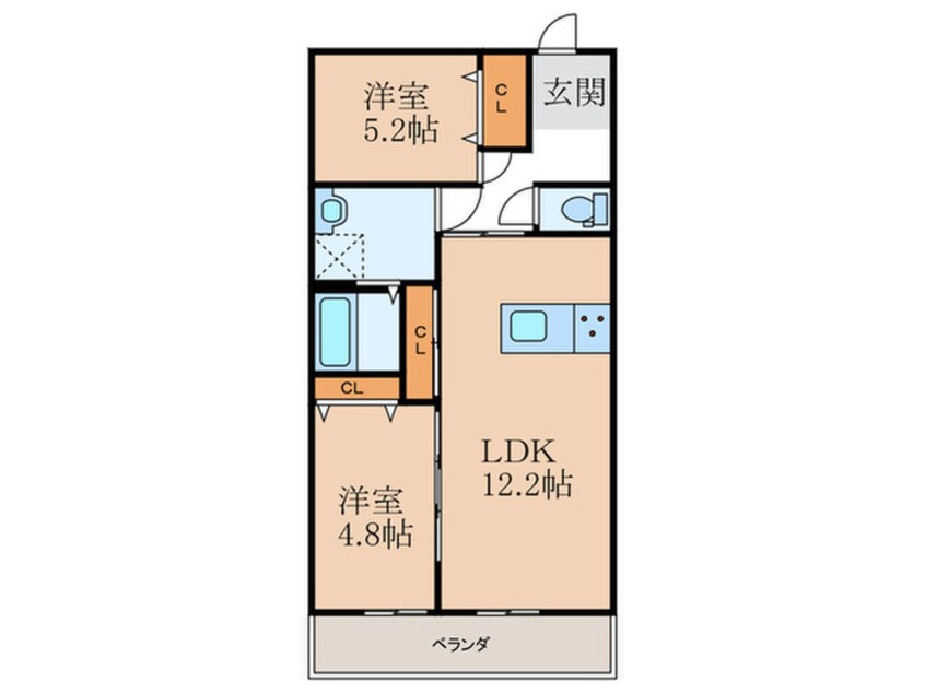 間取図 仮）古藤マンション