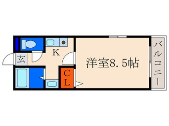 間取図 エクセラント鞍ヶ谷