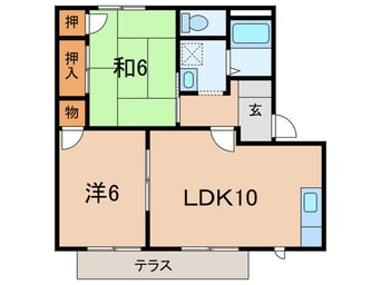 間取図 田中ハイツＢ棟