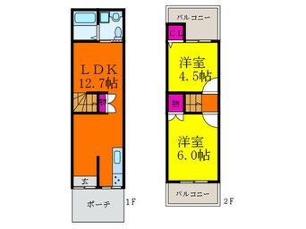 間取図 レヴフォーム鳥飼野々