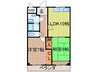 アメニティＫ＆ＳパートⅡ 2LDKの間取り